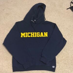 University of Michigan: Champion Blue and Yellow sweatshirt